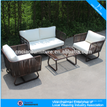 Outdoor Furniture New design patio sofa PE rattan 4 seater sofa